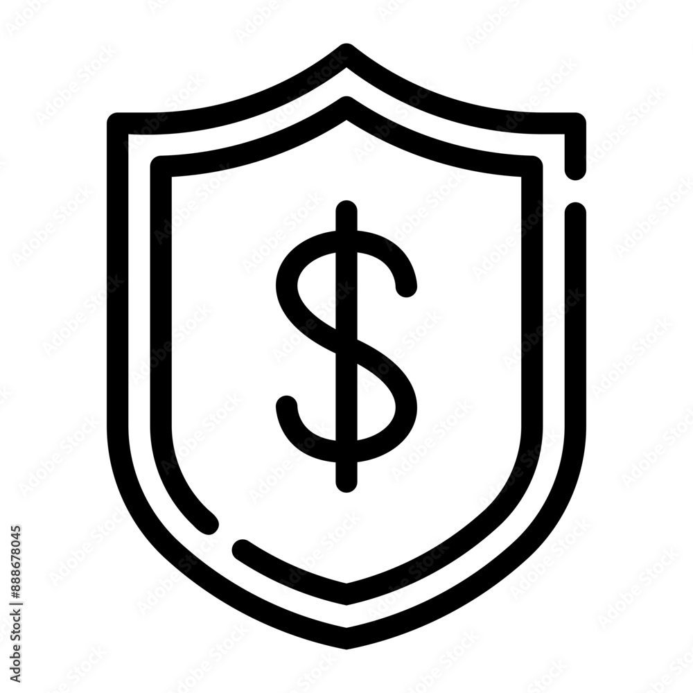 protection line icon protection line icon
