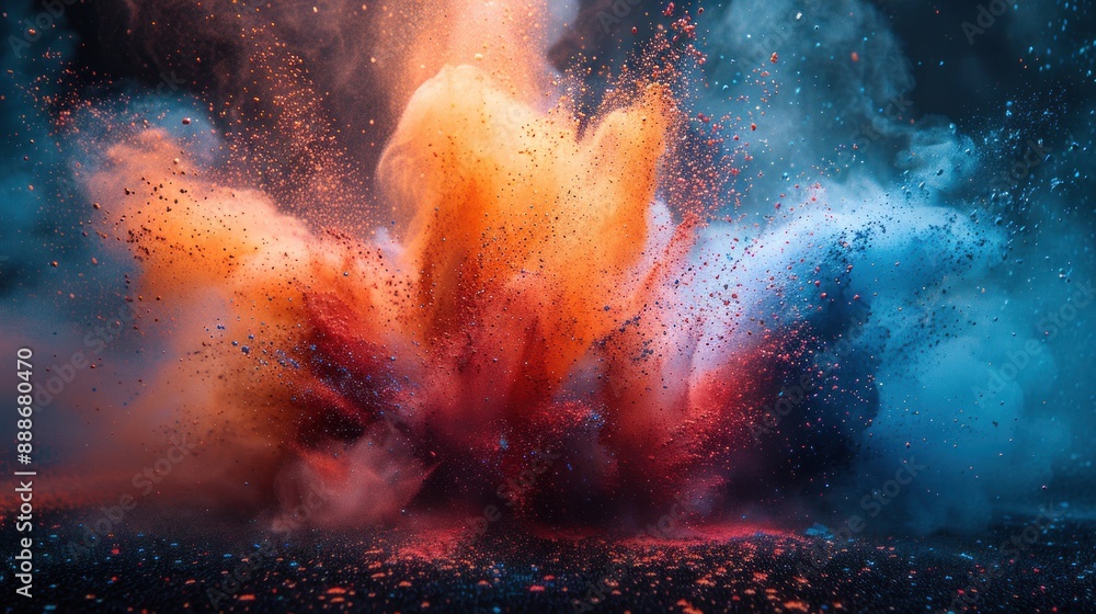 Abstract Color Explosion Abstract Color Explosion