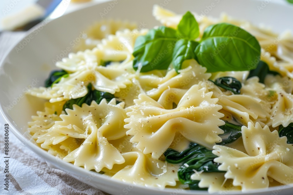 Pasta with spinach and gorgonzola cheese Pasta with spinach and gorgonzola cheese
