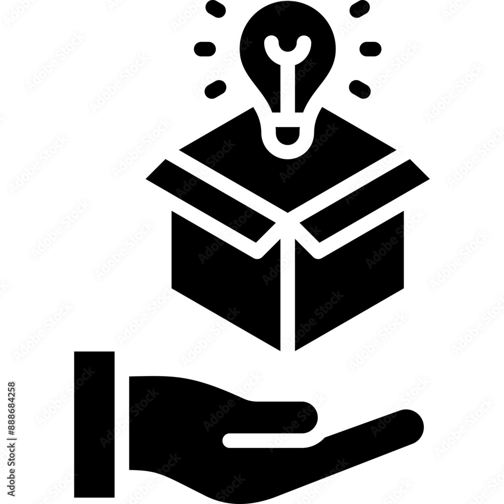 Think Outside The Box Icon Think Outside The Box Icon