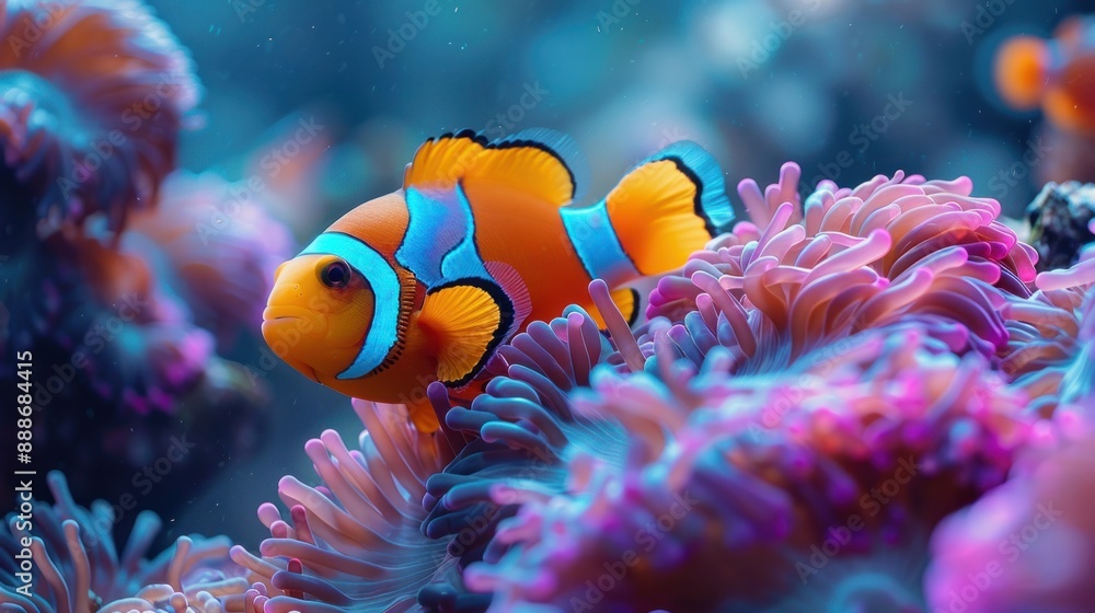 Clownfish in Coral Reef