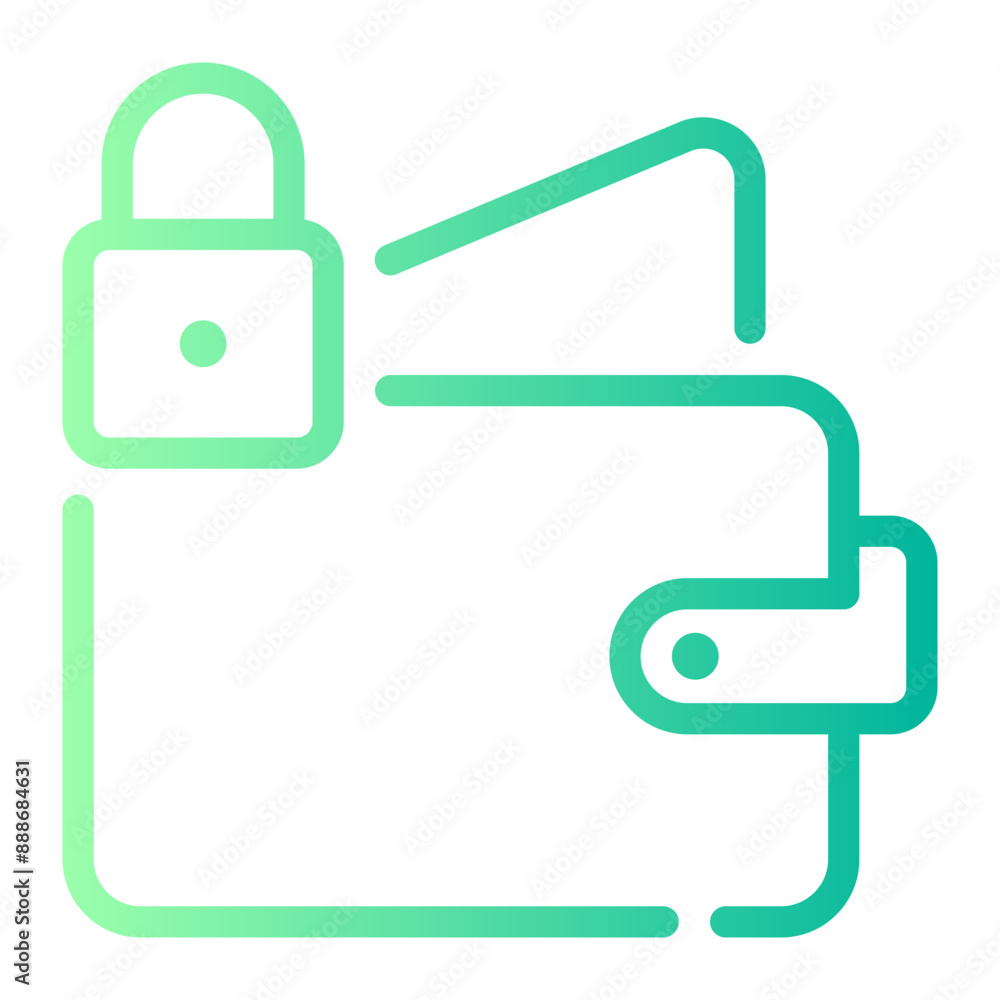 wallet gradient icon wallet gradient icon