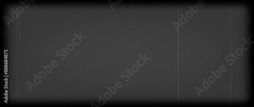Black and white retro film frame texture. Vintage grain noir movie background. Old photo filter overlay with grain, scratches, noise, dust. Nostalgic cinematic photography effect. Vector wallpaper