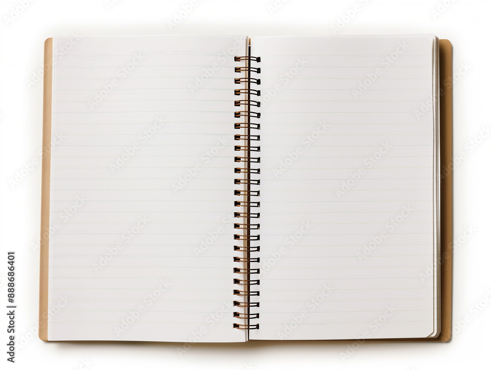 blank notebook isolated on white background blank notebook isolated on white background