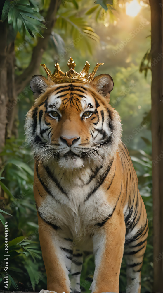 Fototapeta premium tiger in the zoo