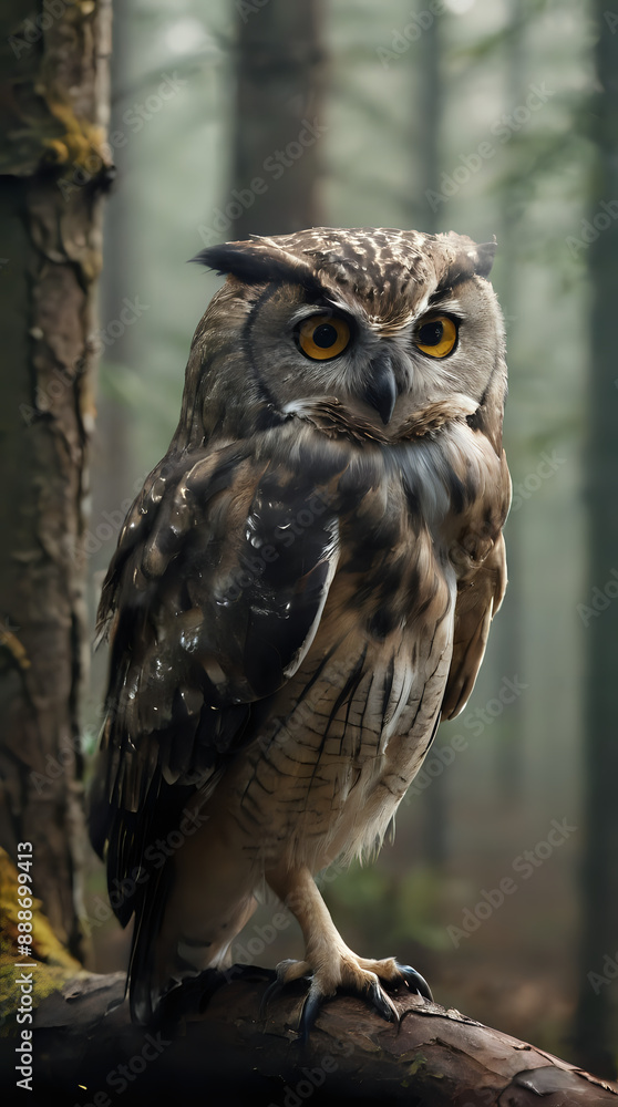 Fototapeta premium great horned owl