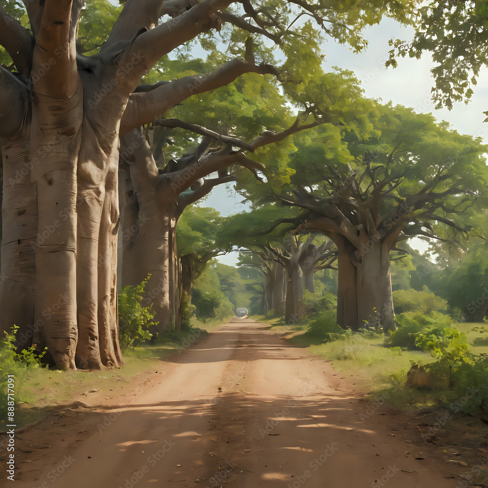 dirt road with trees and grass on both sides of it dirt road with trees and grass on both sides of it