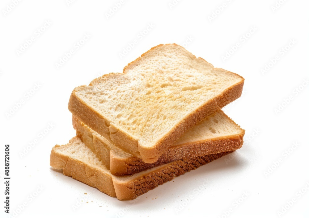 Assorted Snacks Food and Treats on White Background Assorted Snacks Food and Treats on White Background