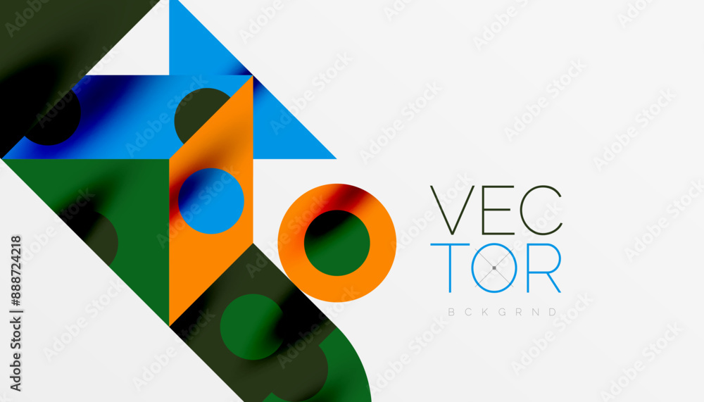 Colorful triangles circles square geometric design. Abstract background for wallpaper, banner, backdrop, card, book Illustration, landing page Colorful triangles circles square geometric design. Abstract background for wallpaper, banner, backdrop, card, book Illustration, landing page