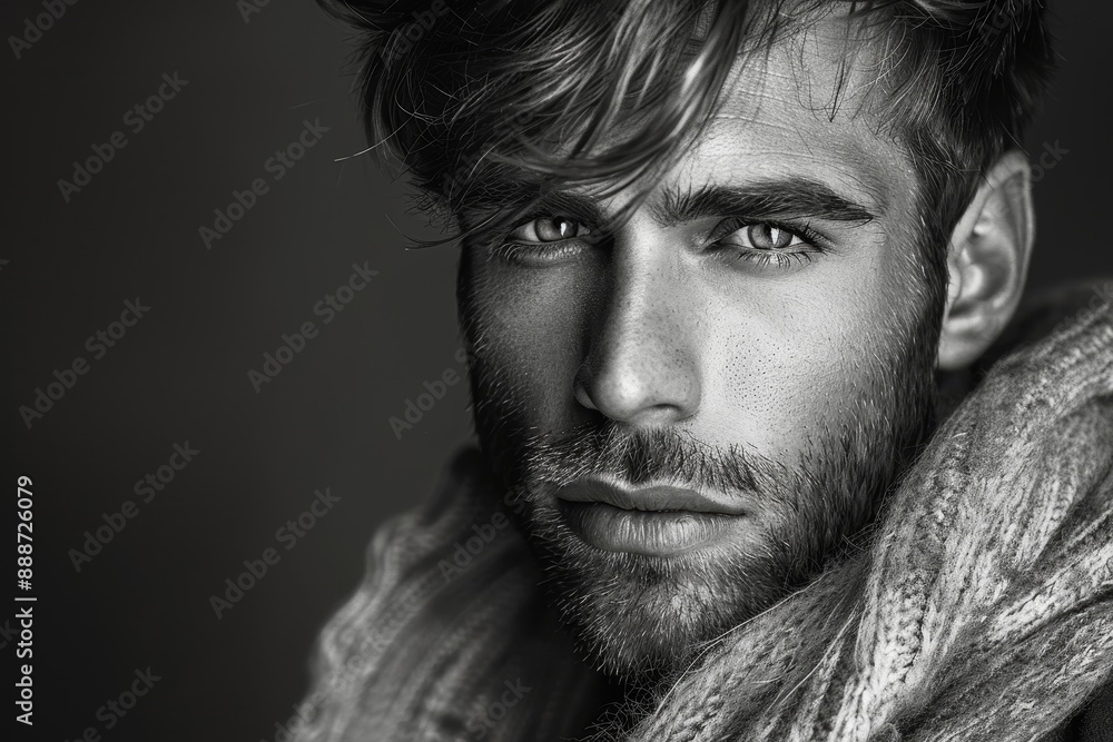 Fototapeta premium Portrait of a handsome young man