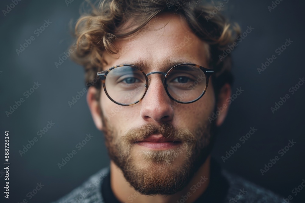 Portrait of a spectacled gentleman Portrait of a spectacled gentleman