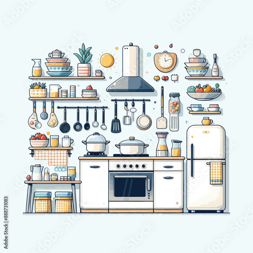 kitchen-vector  complete accessorize 