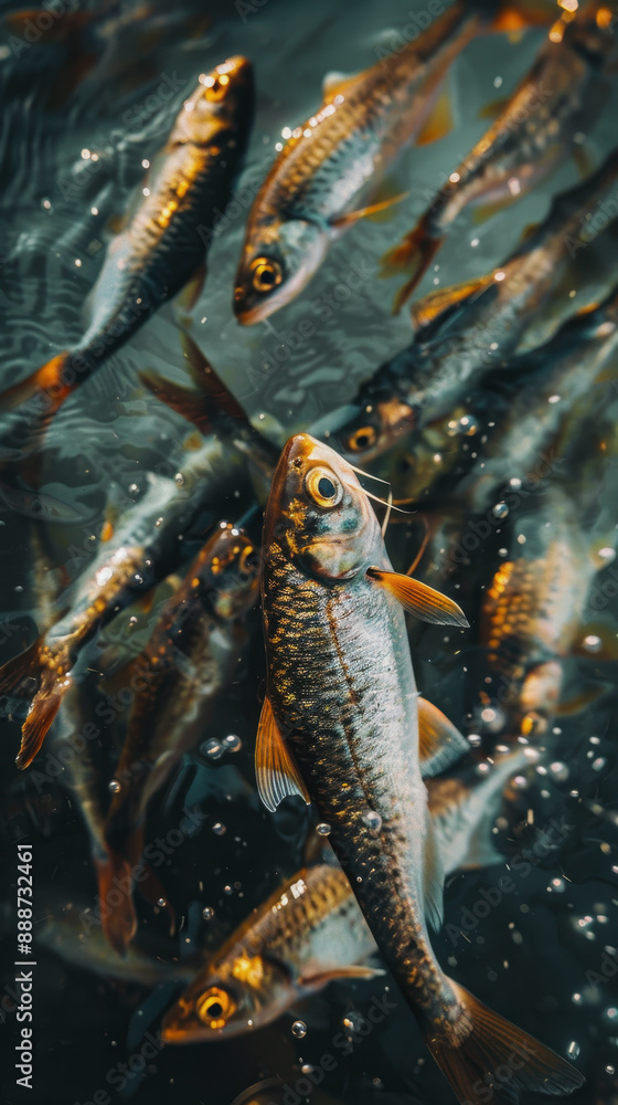 The herring Festival in Finland. a big catch of herring.Lots of fish The herring Festival in Finland. a big catch of herring.Lots of fish