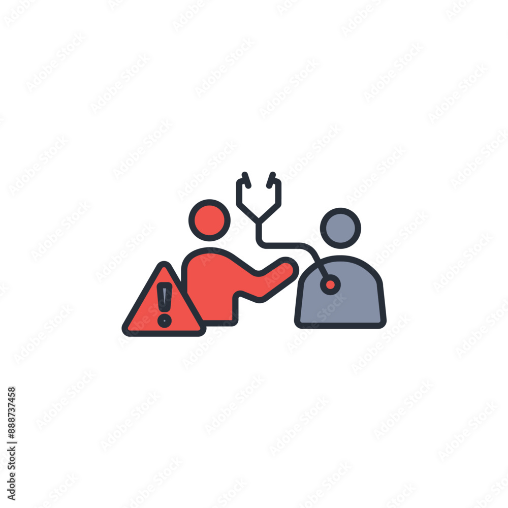 Early Detection icon. vector.Editable stroke.linear style sign for use web design,logo.Symbol illustration. Early Detection icon. vector.Editable stroke.linear style sign for use web design,logo.Symbol illustration.