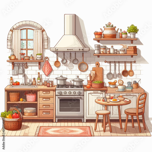 kitchen-vector  complete accessorize 