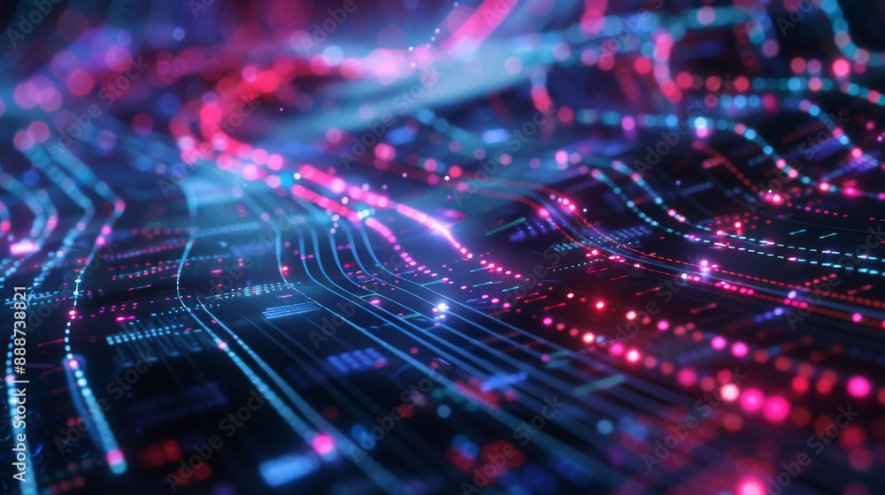 The overall mood should be futuristic and dynamic, highlighting the transformative power of digital business in shaping the modern world. The overall mood should be futuristic and dynamic, highlighting the transformative power of digital business in shaping the modern world.