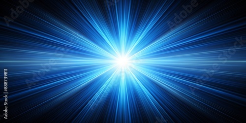 Blue Light Burst Abstract Background, Abstract , Light , Burst , Blue