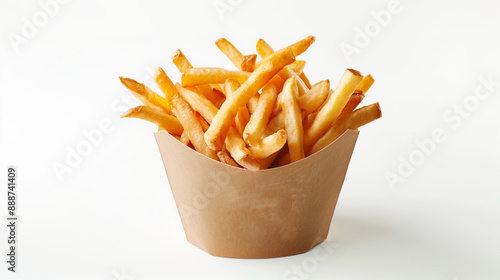Golden crispy French fries ...