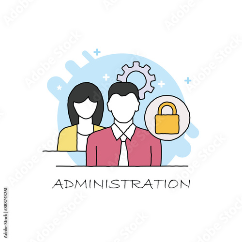 Administration Icons: Office Management, Administrative Services, Business Administration, Office Administration, Administrative Tasks, Office Operations, Administrative Support, Office Manager.
