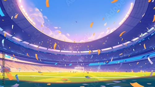 Celebration at the Soccer Stadium