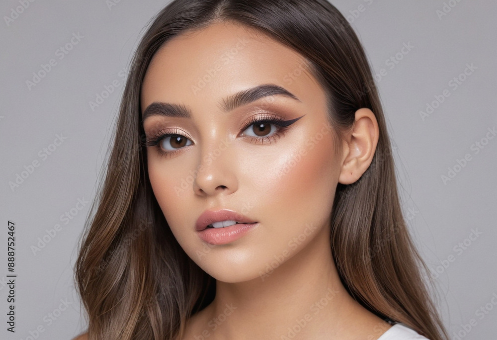 A beauty influencer doing a live Q&A with a professional A beauty influencer doing a live Q&A with a professional