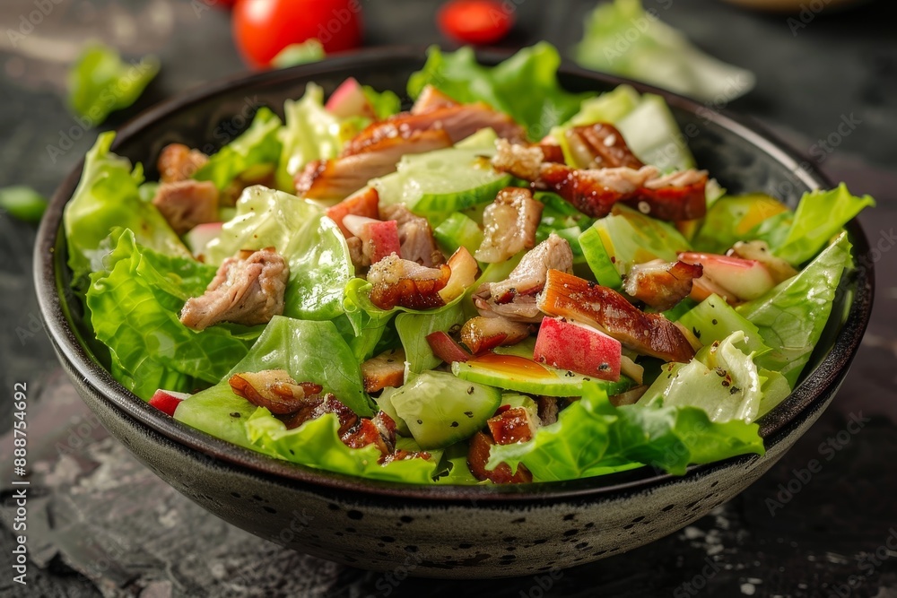 Pork Waldorf salad Pork Waldorf salad