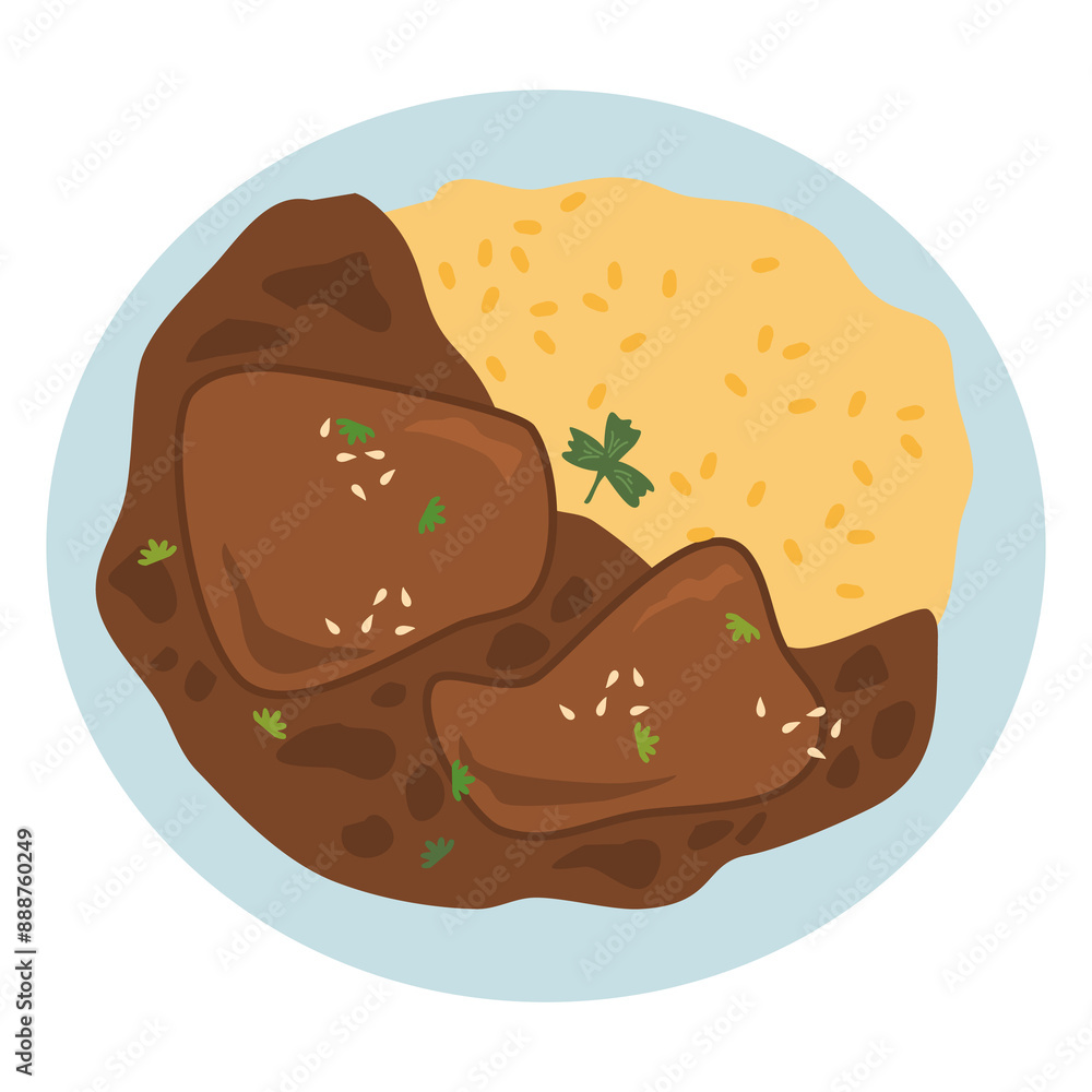 Mexican mole sauce with chicken Mexican mole sauce with chicken