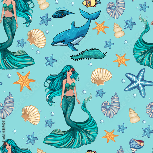 Photography Mermaid pattern
