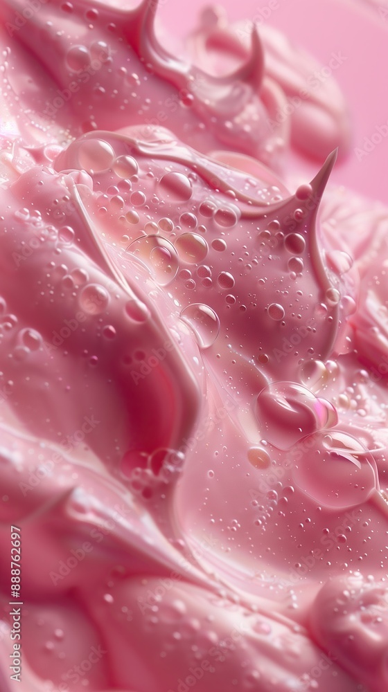 Close-up of creamy berry ice cream with a pink background, featuring swirls of strawberry and raspberry. Perfect for dessert advertisements and summer treats. Space for text. High quality. Close-up of creamy berry ice cream with a pink background, featuring swirls of strawberry and raspberry. Perfect for dessert advertisements and summer treats. Space for text. High quality.
