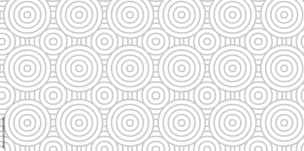 Vector overlapping Pattern Minimal diamond geometric waves backdrop abstract wave line. white and gray seamless tile stripe overlap creative retro circle line fabric pattern white background.
Vector overlapping Pattern Minimal diamond geometric waves backdrop abstract wave line. white and gray seamless tile stripe overlap creative retro circle line fabric pattern white background.