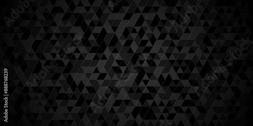 Abstract geometric wall creative background vector seamless technology black and gray background. geometric pattern gray Polygon Mosaic triangle Background, business and corporate background.