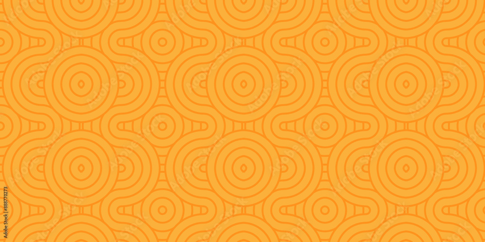 Overlapping abstract traditional geometric creative wave circle minimal lapping textile round vector texture. orange an brown fabric lapping element repeat swirl geometrical background. Overlapping abstract traditional geometric creative wave circle minimal lapping textile round vector texture. orange an brown fabric lapping element repeat swirl geometrical background.