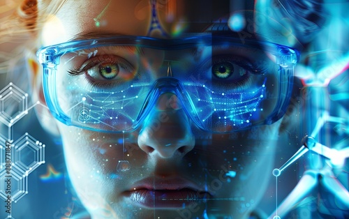 Wallpaper Mural Innovative technologies in science and medicine. Mixed media. Mixed media Torontodigital.ca