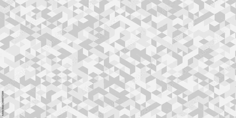 Vector geometric seamless technology gray and white triangle background. Abstract digital grid light pattern white Polygon Mosaic triangle Background, business and corporate background. Vector geometric seamless technology gray and white triangle background. Abstract digital grid light pattern white Polygon Mosaic triangle Background, business and corporate background.