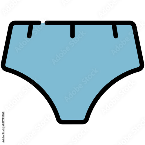 underpants filled line icon