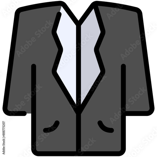 blazer filled line icon
