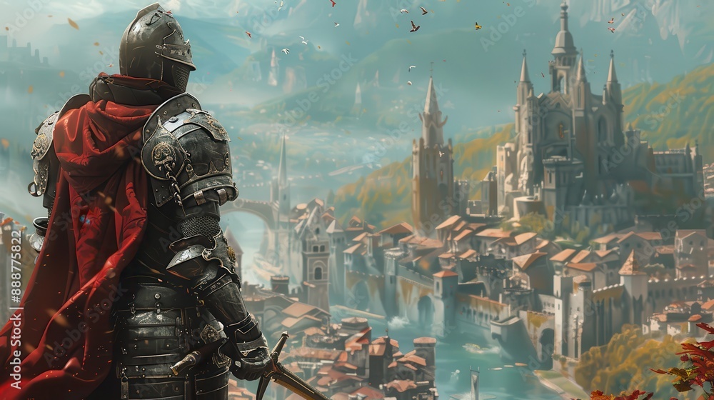 A Knight's View of a Medieval City A Knight's View of a Medieval City