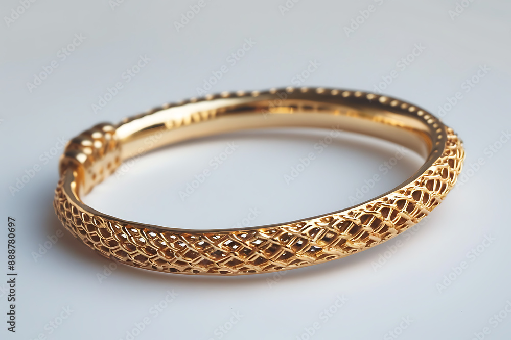 Bangle isolated on white background. Bangle isolated on white background.