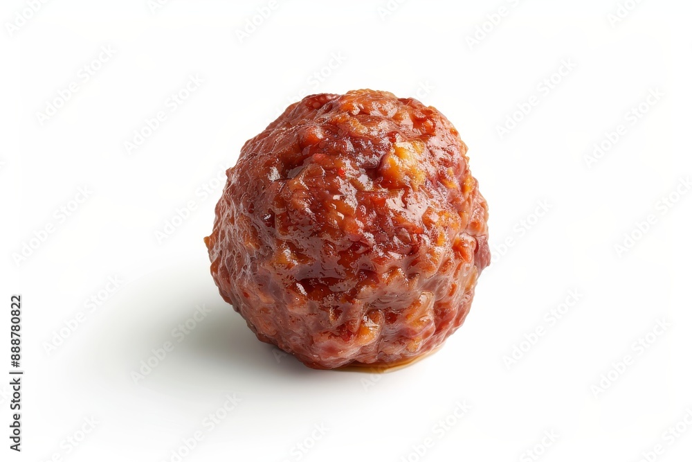 Top view of spaghetti with meatballs and tomato sauce Top view of spaghetti with meatballs and tomato sauce
