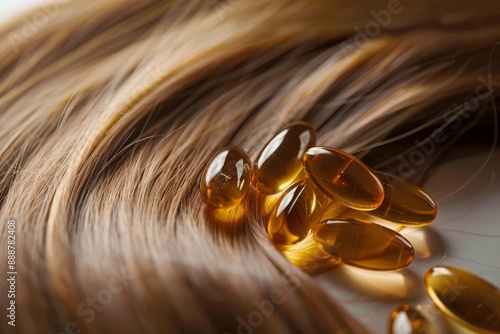 Treatment idea for healthier hair vitamin option