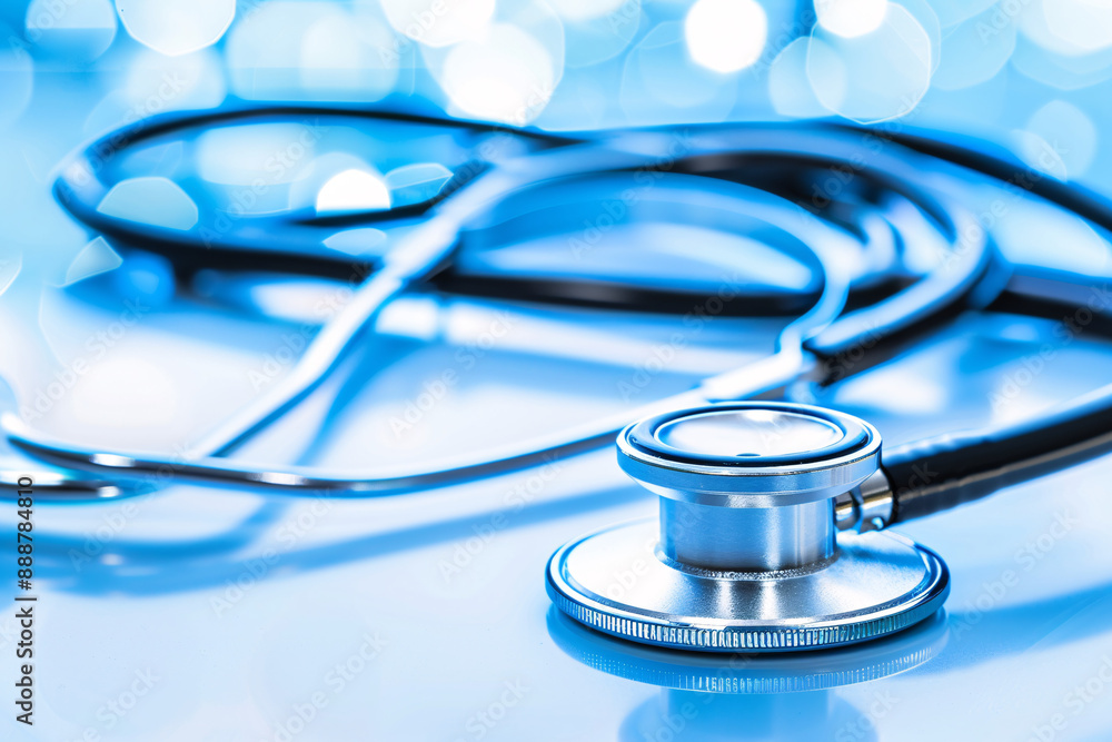 a stethoscope on a table a stethoscope on a table