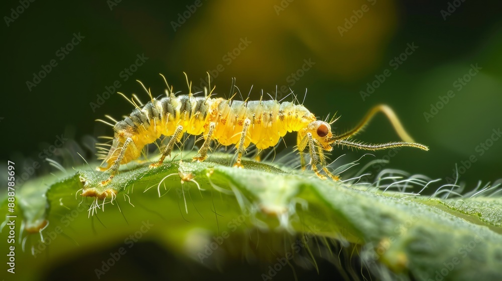 Macro Shot of Aedes aegypti Larva, Known for Spreading Yellow Fever Virus, Essential for Mosquito Control Research, Epidemiology Study in Humid Climates Macro Shot of Aedes aegypti Larva, Known for Spreading Yellow Fever Virus, Essential for Mosquito Control Research, Epidemiology Study in Humid Climates