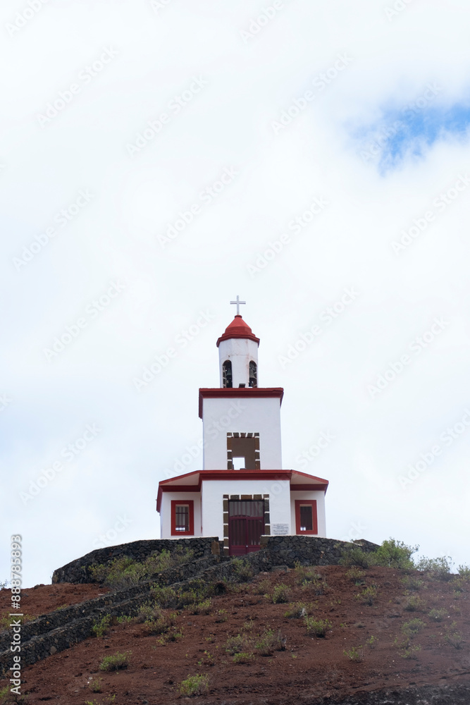 Campanario de Joapira exento de la Iglesia de La Candelaria in La Frontera , Hierro Island Campanario de Joapira exento de la Iglesia de La Candelaria in La Frontera , Hierro Island