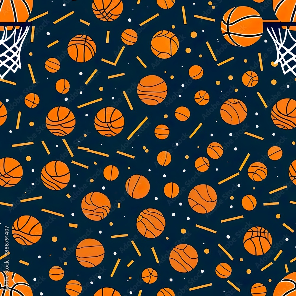 Seamless pattern of various sports for wrapping paper and decoration Seamless pattern of various sports for wrapping paper and decoration
