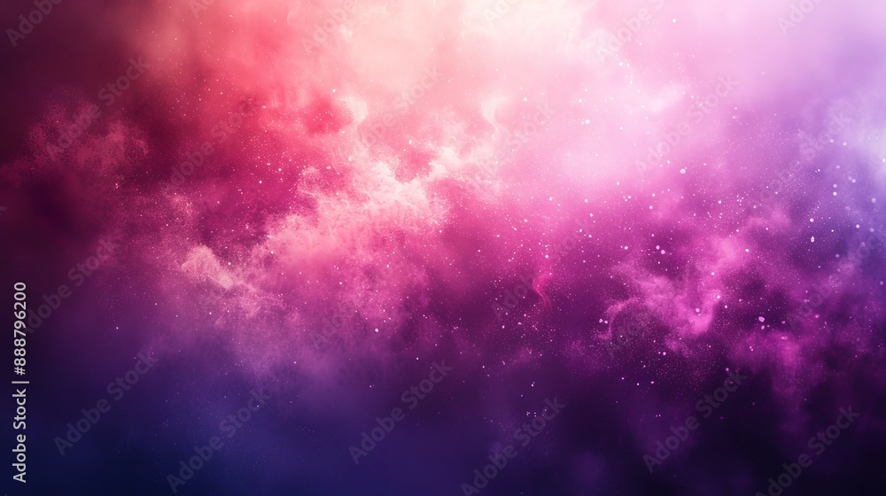 Fototapeta premium Pink And Purple Nebula Background