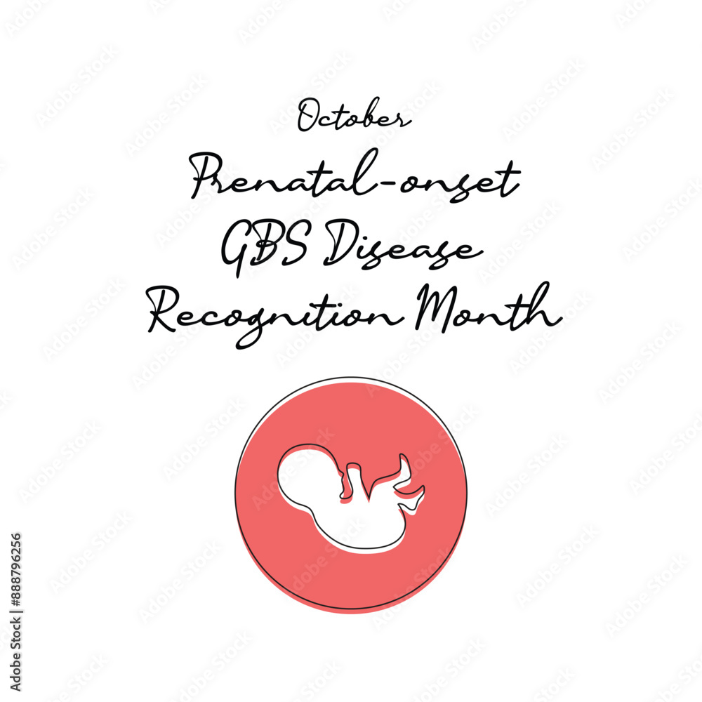 line art of Prenatal-onset GBS Disease Recognition Month good for Prenatal-onset GBS Disease Recognition Month celebrate. line art. line art of Prenatal-onset GBS Disease Recognition Month good for Prenatal-onset GBS Disease Recognition Month celebrate. line art.
