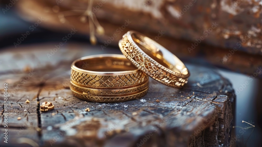 Romantic symbols Engagement bands Romantic symbols Engagement bands