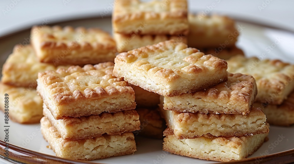 Traditional butter cookies on a white background. Traditional butter cookies on a white background.