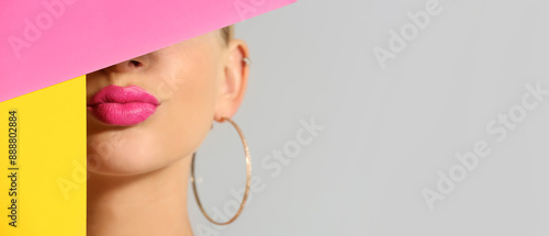 Beautiful young woman with ...