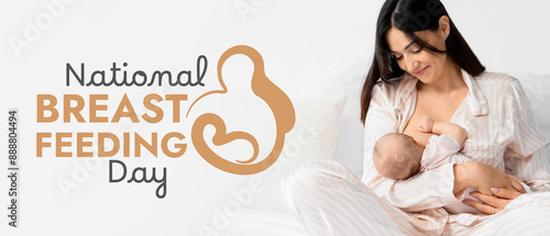 Happy mother breastfeeding ...